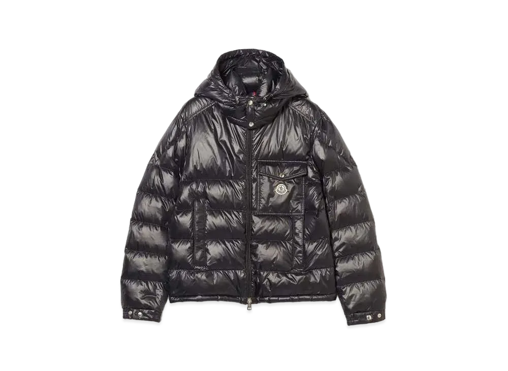 MONCLER Wollaston Hooded Down Jacket "Black"
