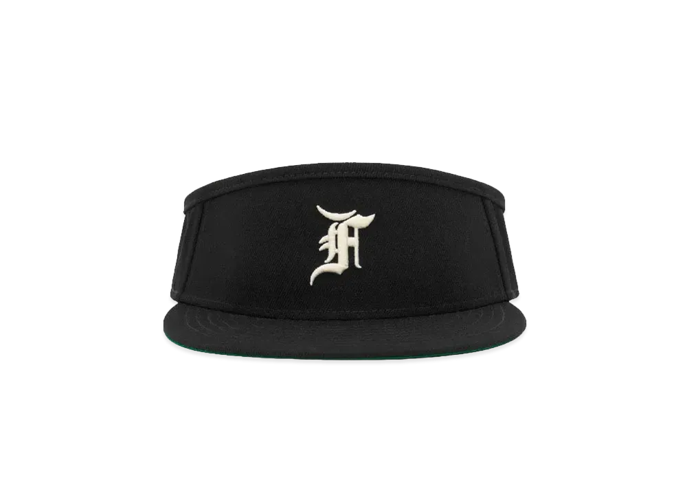 FEAR OF GOD ESSENTIALS x NEW ERA Fitted Visor "Black"