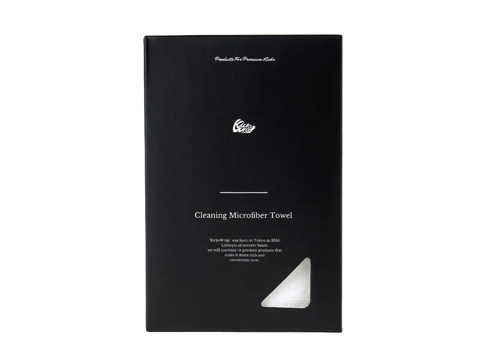 KicksWrap Cleaning Microfiber Towel "WHITE"