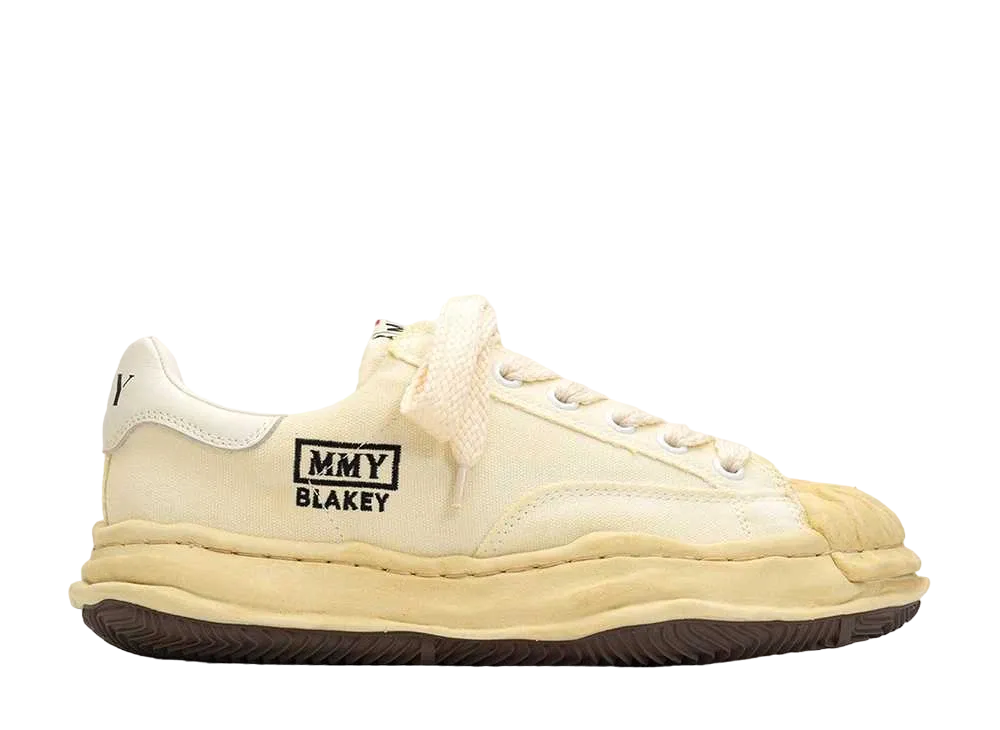 メゾンミハラヤスヒロ ブレイキー OG VL ソール キャンバス ロートップ スニーカー "ホワイト" (A11FW716)