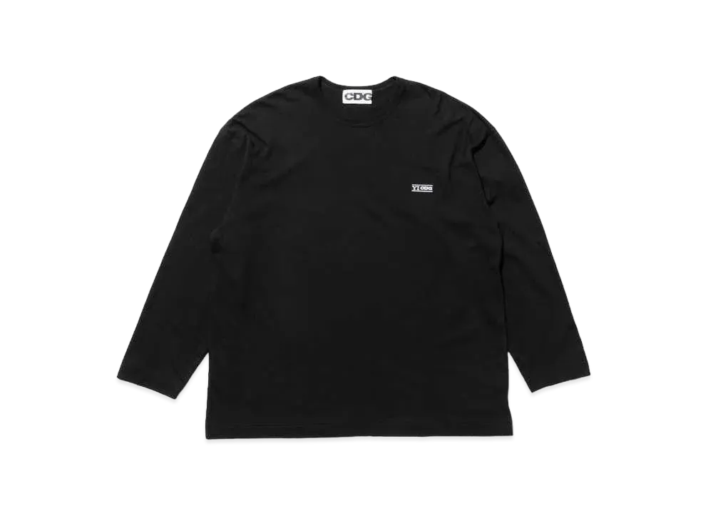 CDG x Sakanaction Ichiro Yamaguchi yamaichi Oversized Long Sleeved T-shirt "Black"