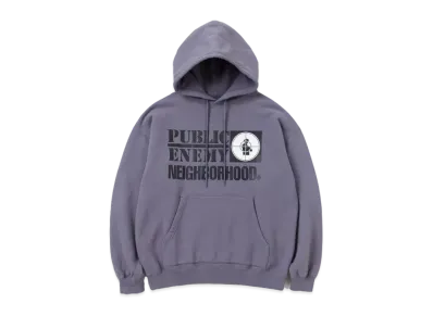NEIGHBORHOOD x PUBLIC ENEMY x MAJESTIC Sweatparka LS "Gray"