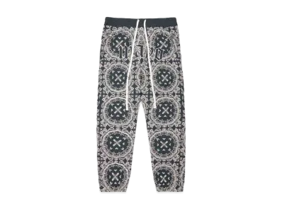 MAYO PAISLEY EMBROIDERY LOUNGE PANTS "GREEN"