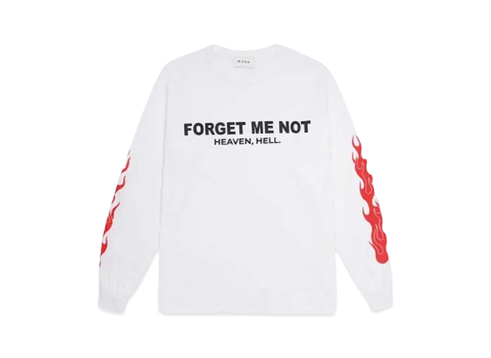 MAYO Forget me not Fire Long Sleeve Tee "White"