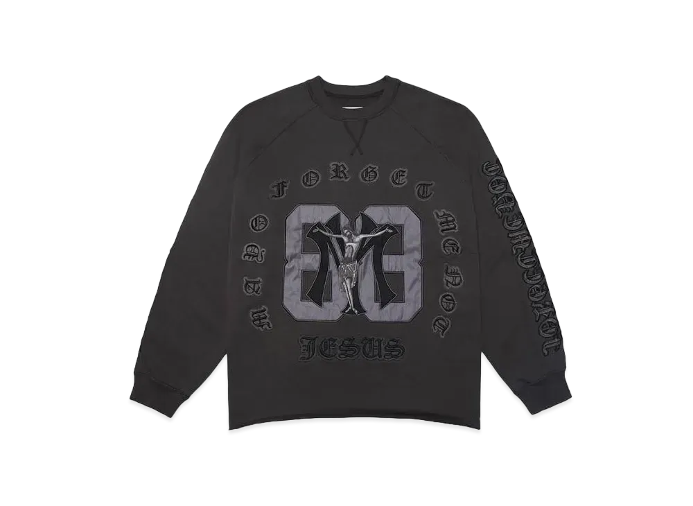 MAYO HEAVEN&HELL Embroidery Crew nec "GRAY"