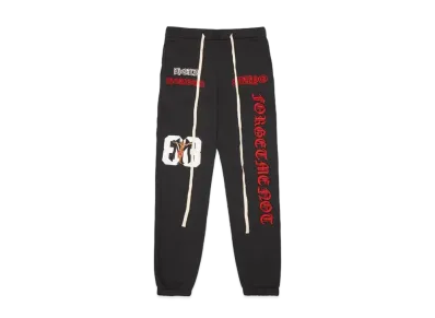 MAYO HEAVEN&HELL Embroidery Sweat Pants "BLACK"