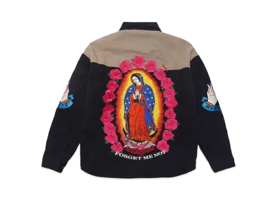 MAYO Embroidery Maria Shirt Jacket "Black"