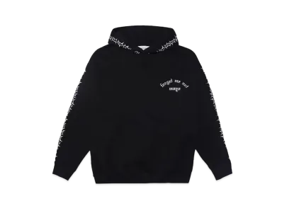 MAYO Forget me not embroidery HOODIE "Black"