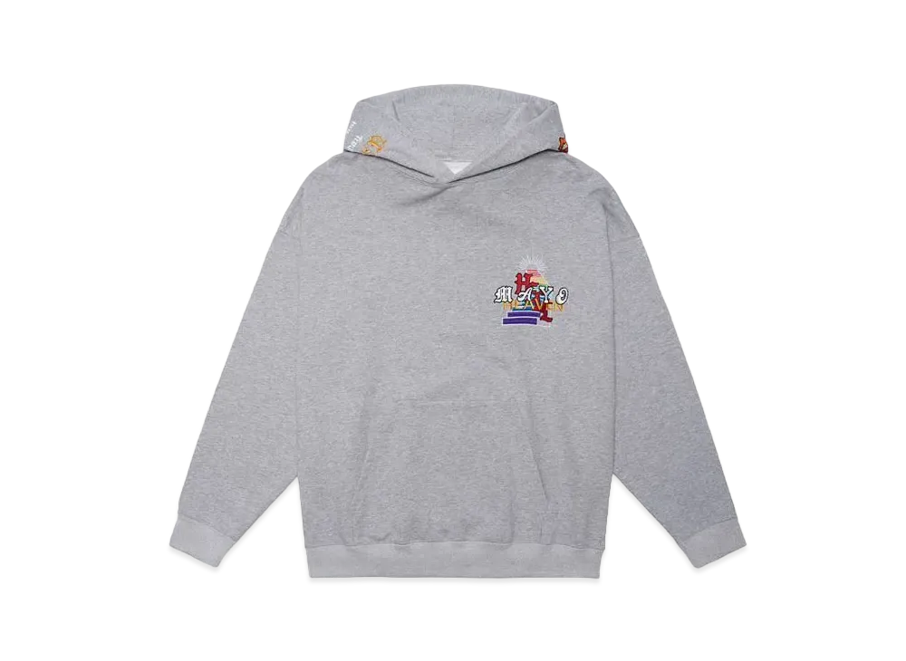 MAYO Forget Me Not Embroidery Hoodie "Grey"