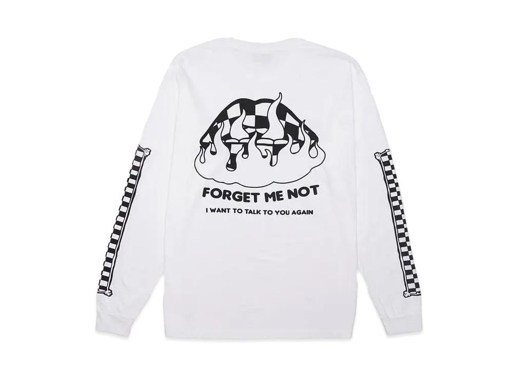 MAYO Checkered Flag Rip Long Sleeve Tee "White"