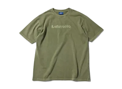 LFYT PIGMENT DYED LAFAYETTE LOGO TEE "GREEN"