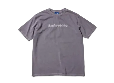 LFYT PIGMENT DYED LAFAYETTE LOGO TEE "PURPLE"