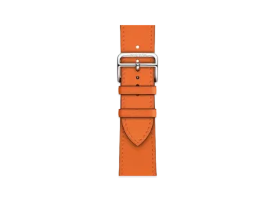 Hermes Apple Watch Band Single Tour 45mm "Orange"