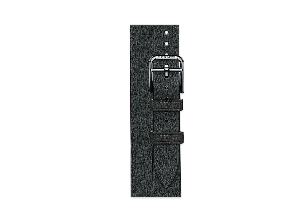 Hermes Apple Watch Band Double Tour Attrage 41mm "Black"
