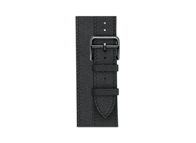 Hermes Apple Watch Band Double Tour 45mm "Black"