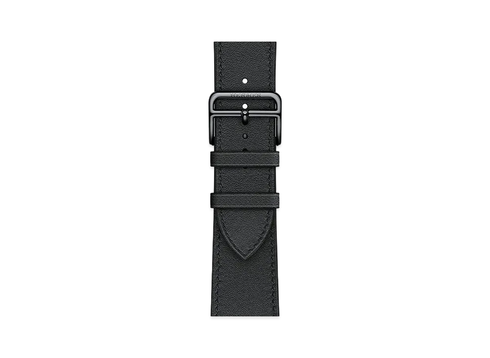 Hermes Apple Watch Band Single Tour 45mm "Black"