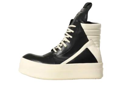 Rick Owens Mega Bumper Geobasket "Black/Milk"