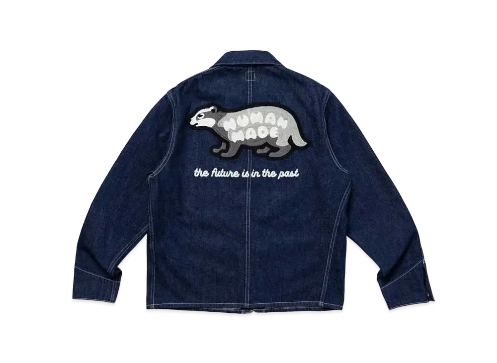 HUMAN MADE Denim Short Coverall Jacket "Indigo"
