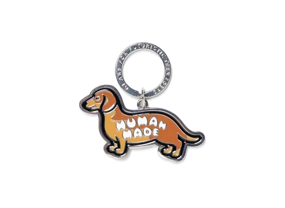 HUMAN MADE Dachs Keyring "Brown"