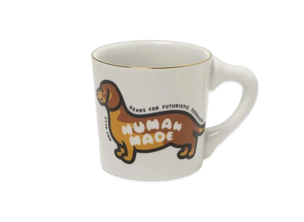 HUMAN MADE Dachs Coffee Mug "White"