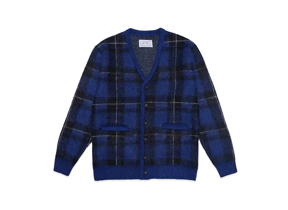 Rafu Mohair Cardigan "BLUE"