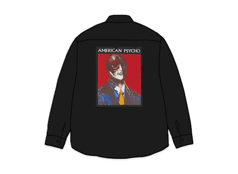 Supreme American Psycho Work Shirt "Black"