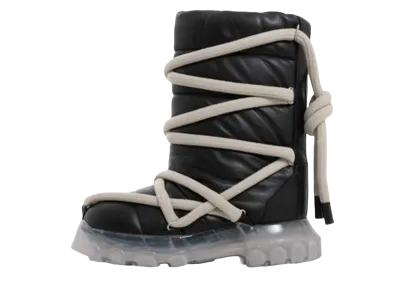 Rick Owens Women's Lunar Tractor "Black/Clear"