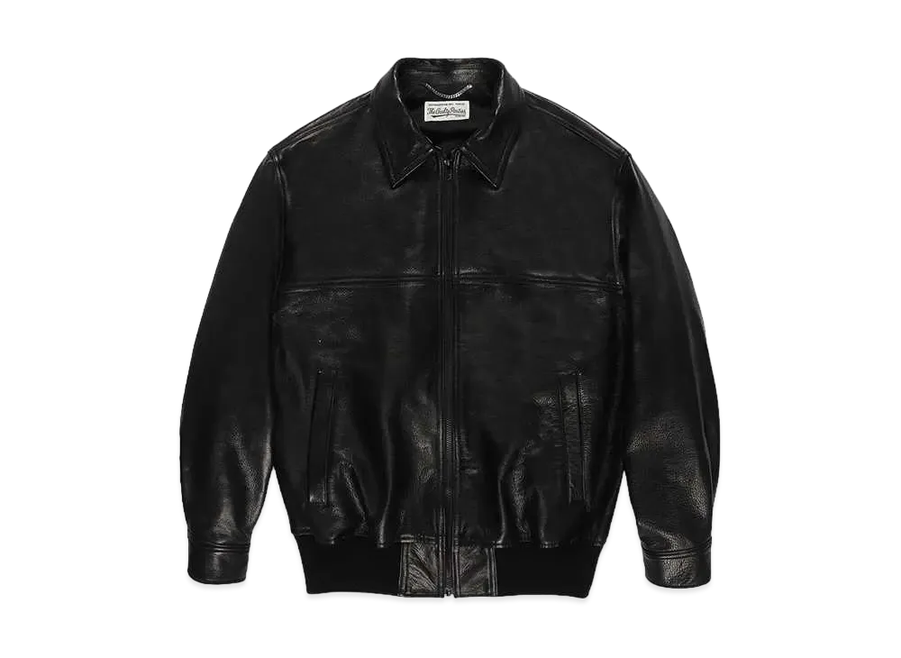WACKO MARIA Leather Jacket "Black"