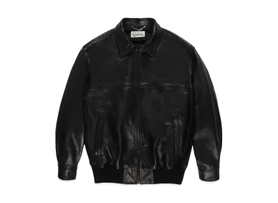 WACKO MARIA Leather Jacket "Black"