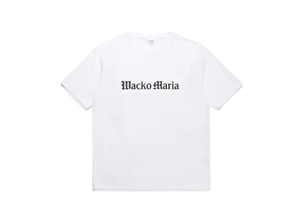 WACKO MARIA Washed Heavy Weight T-Shirt "White"