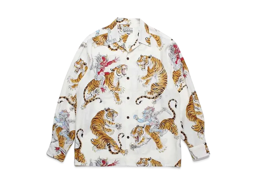 WACKO MARIA Tim Lehi / Hawaiian Shirt "White"