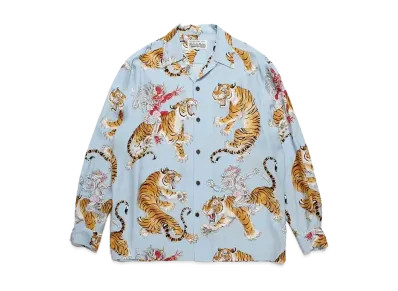 WACKO MARIA Tim Lehi / Hawaiian Shirt "Blue"