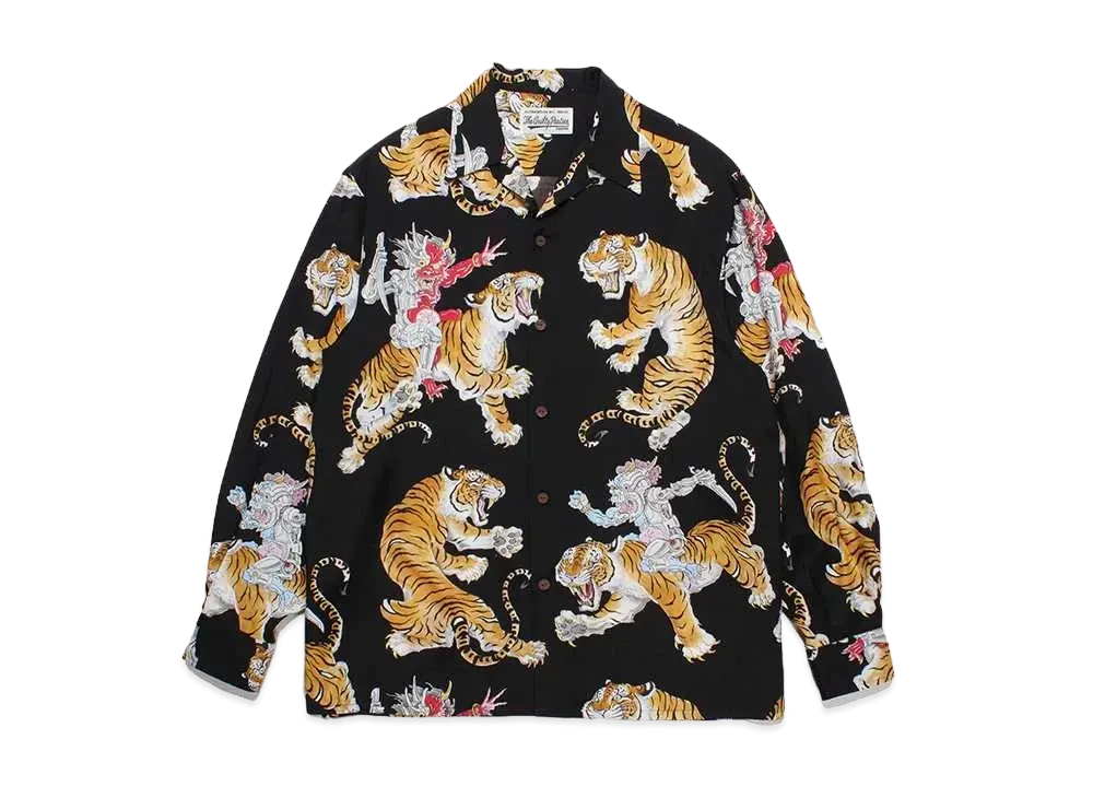 WACKO MARIA Tim Lehi / Hawaiian Shirt "Black"