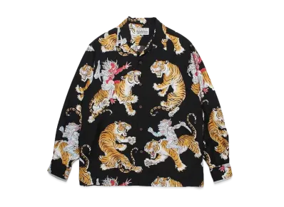 WACKO MARIA Tim Lehi / Hawaiian Shirt "Black"