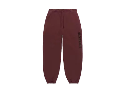 WACKO MARIA Middle Weight Sweat Pants "Burgundy"