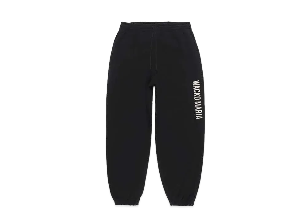 WACKO MARIA Middle Weight Sweat Pants "Black"