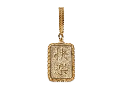 WACKO MARIA Plate Necklace "Gord"