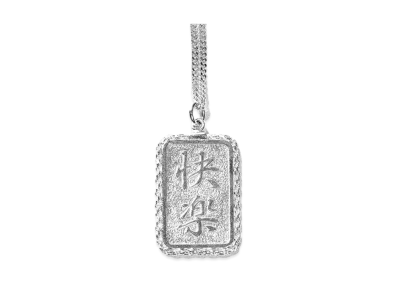 WACKO MARIA Plate Necklace "Silver"
