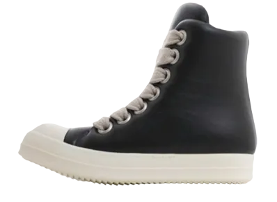 Rick Owens Jumbo Laced Padded Sneakers "Black/Milk"