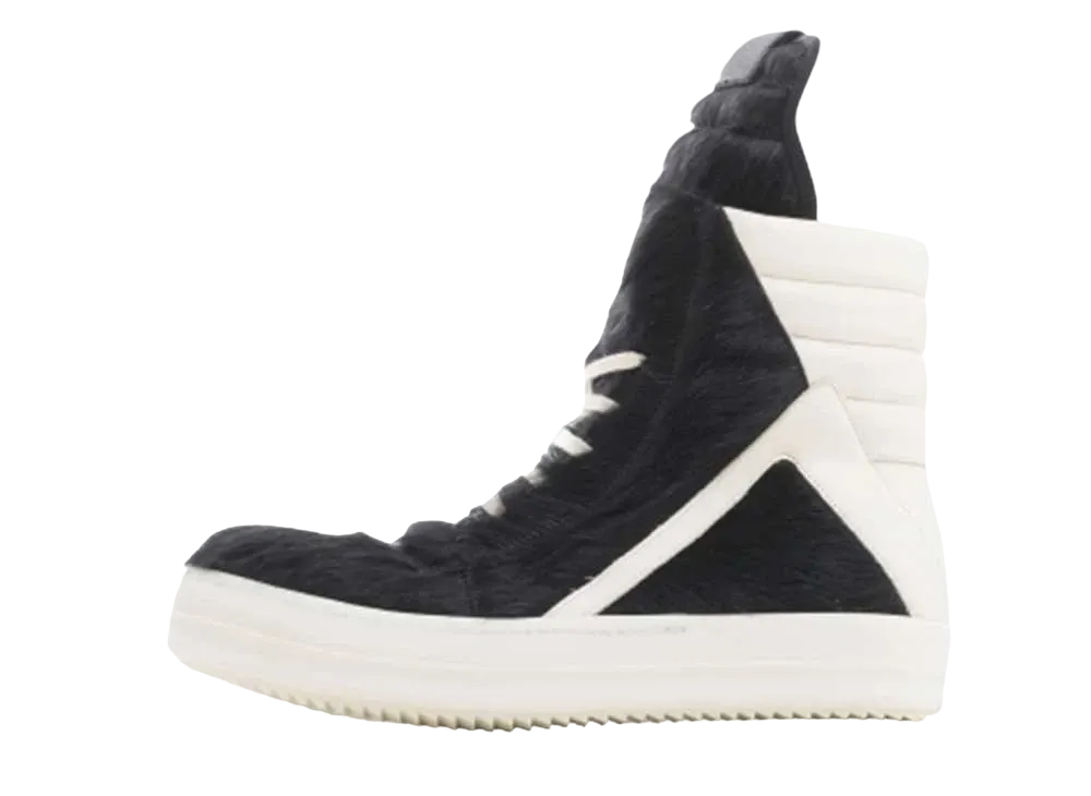 Rick Owens Geobasket "Black/Milk"
