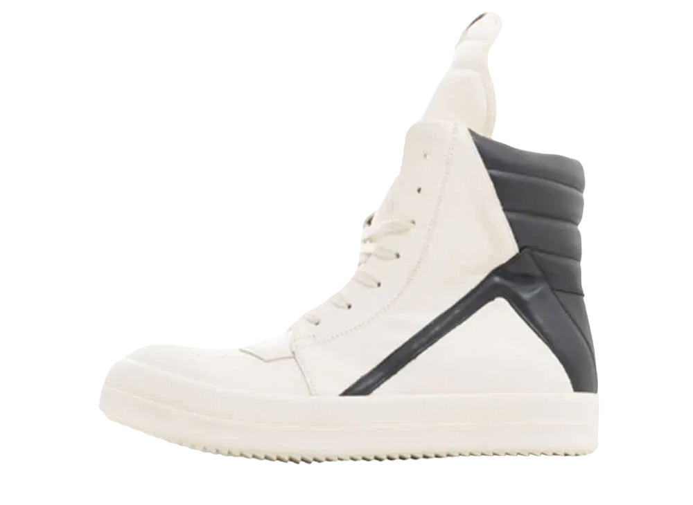 Rick Owens Geobasket "Milk/Black"