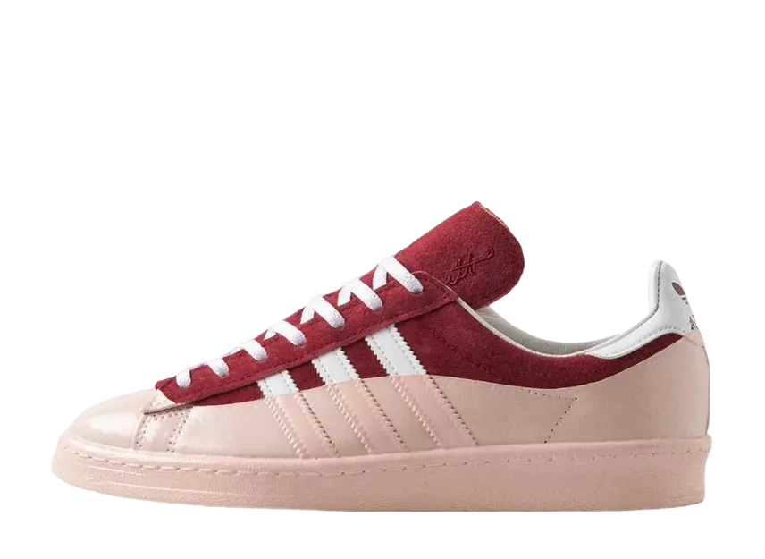 カリ・デウィット × アディダス キャンパス 80's "カレッジエイトバーガンディ"