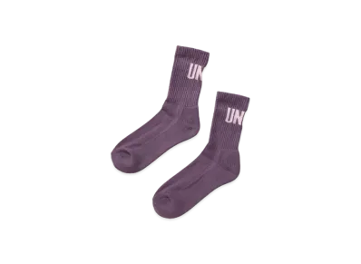 UNION Premium Crew Socks / Big Logo "Purple"