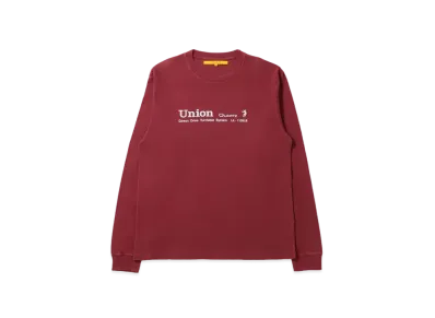 UNION Quartz L/S Tee "Burgundy"