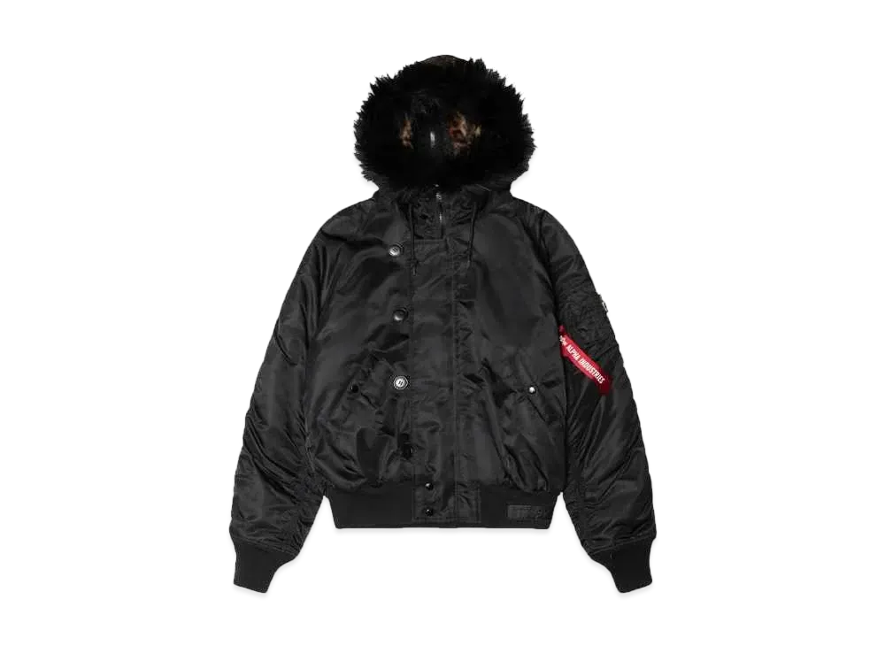 Stussy & Alpha N-2B Short Waist Parka "Black"