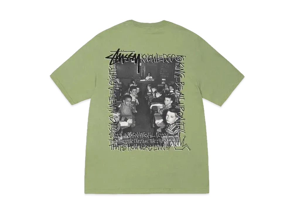 Stussy Classroom Tee "Moss"