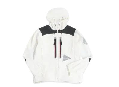 MONCLER x AND WANDER Itabashi Logo-Print Jacket "White"