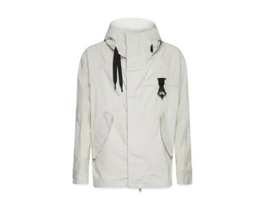 MONCLER x CRAIG GREEN Hancock Signage-Print Parka "White"