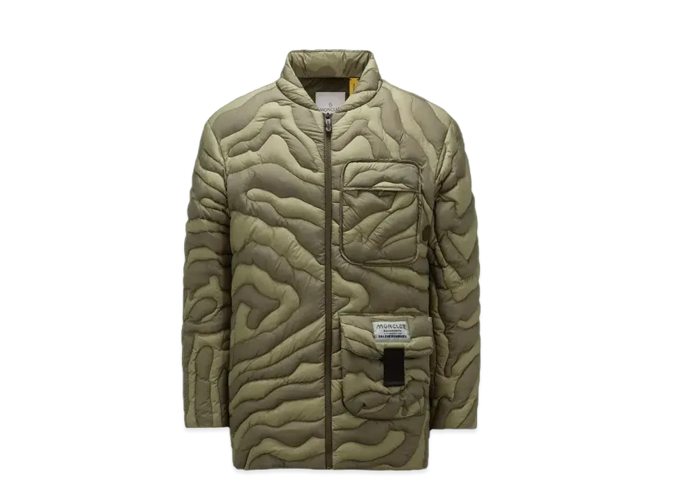 MONCLER x Salehe Bembury Peano Short Down Jacket "Green"