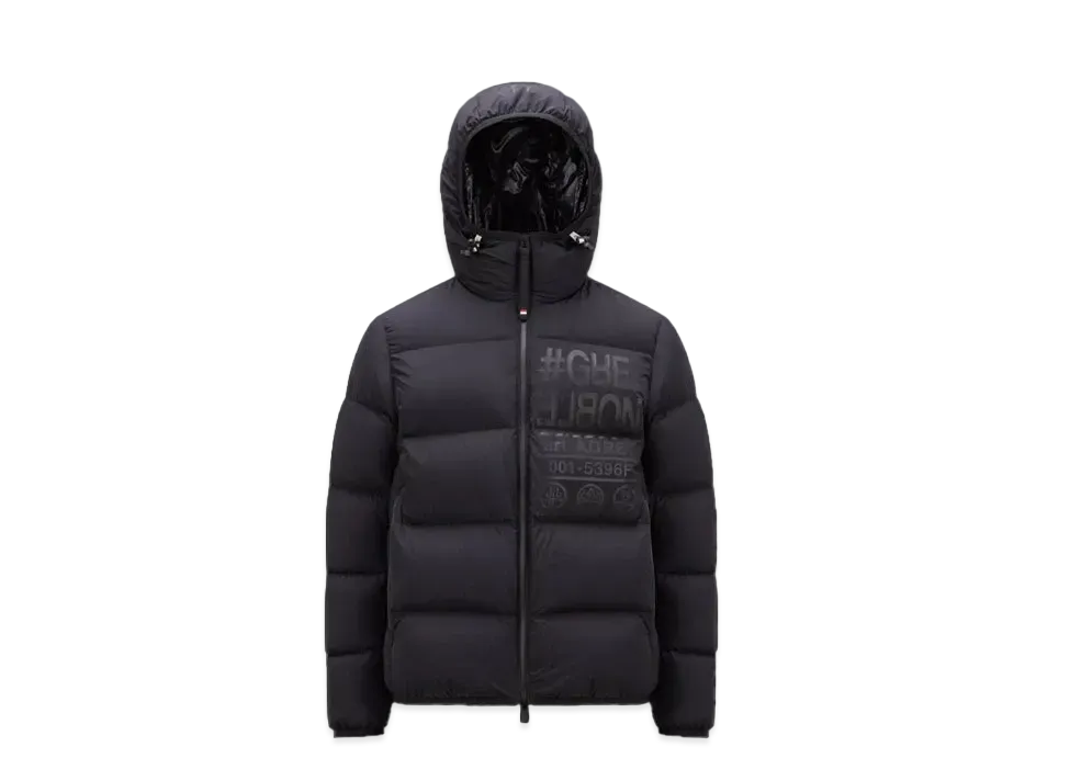 MONCLER x GRENOBLE Adret Short Down Jacket "Black"